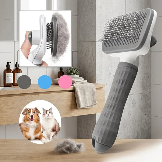 Self Cleaning Pet Hair Remover Comb Cat - MyPetDollar.com