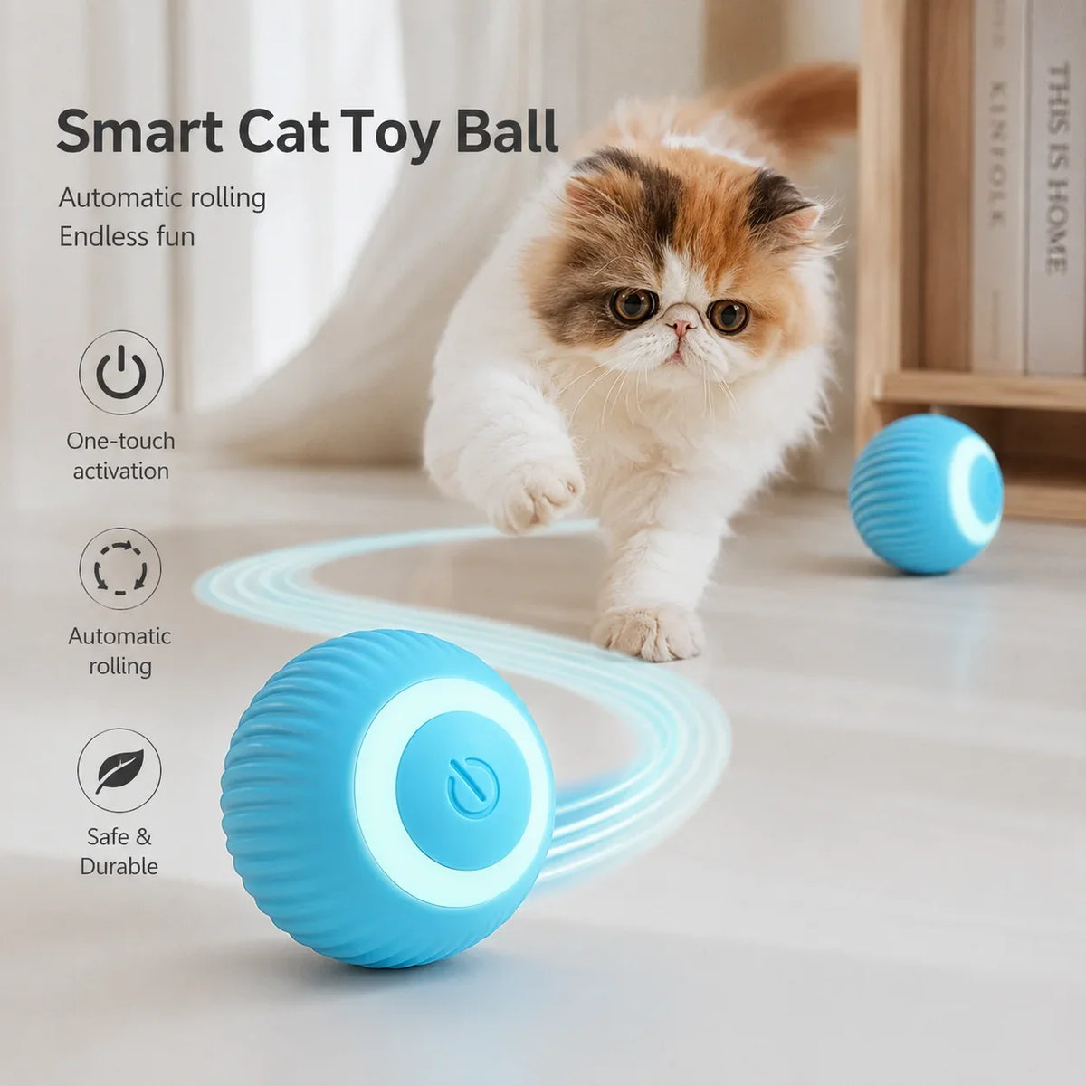 Cat Interactive Ball Smart Cat Toy - MyPetDollar.com