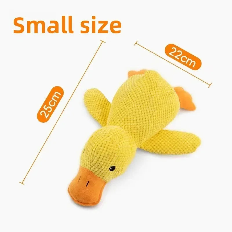 1 Things for Dogs Accessories Supplies Calming Duck Squeaky, Durable