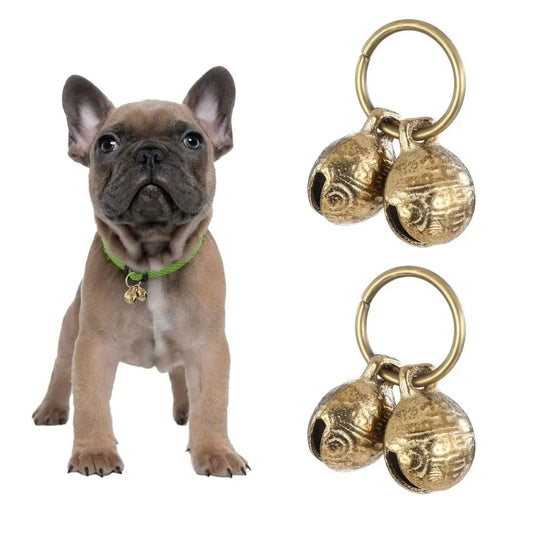 Decorative Brass Pet Collar Bells Anti Theft - MyPetDollar.com