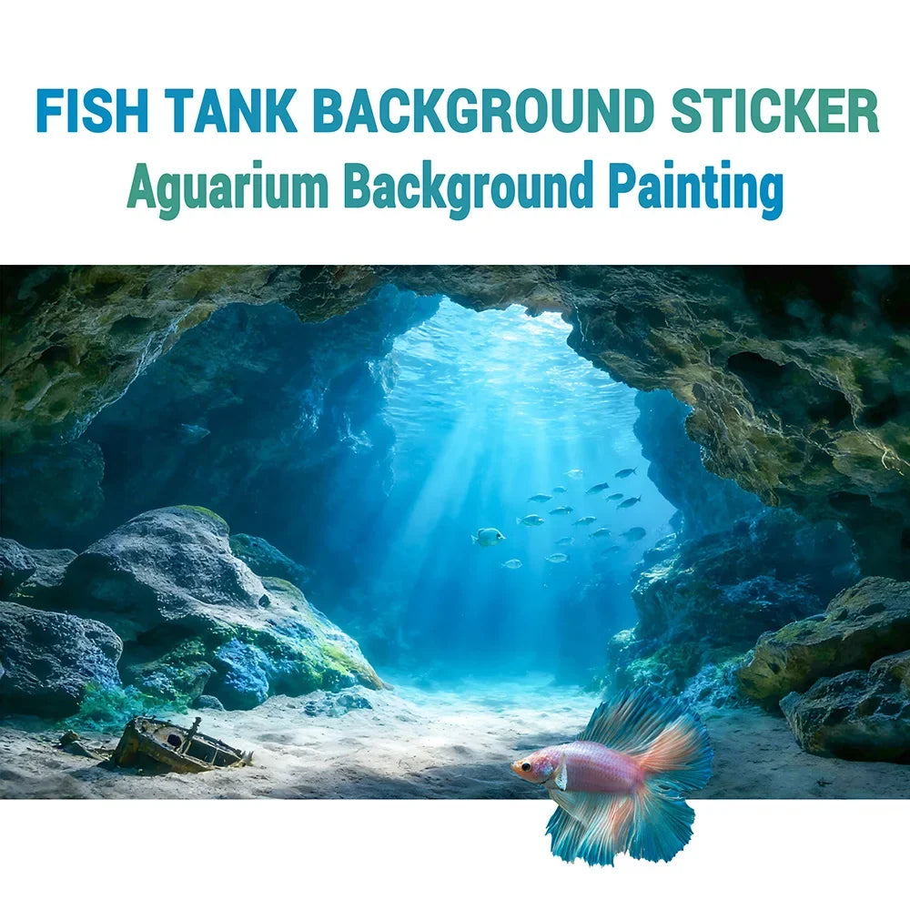 Deep Sea Blue Hole, Fish Tank Background - MyPetDollar.com