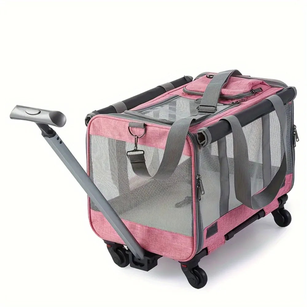 Portable Pet Stroller Carrier with - MyPetDollar.com