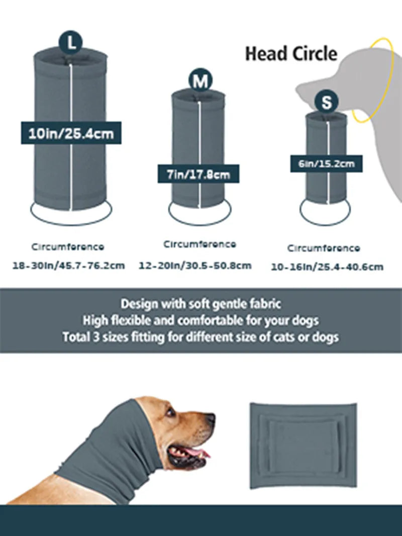 Ear Muffs for Dogs and Cats Snood for Neck - MyPetDollar.com