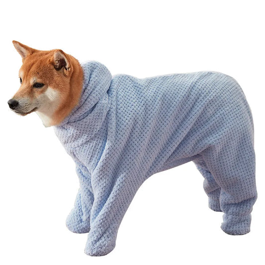 Full-Coverage Absorbent Pet Bathrobe - MyPetDollar.com