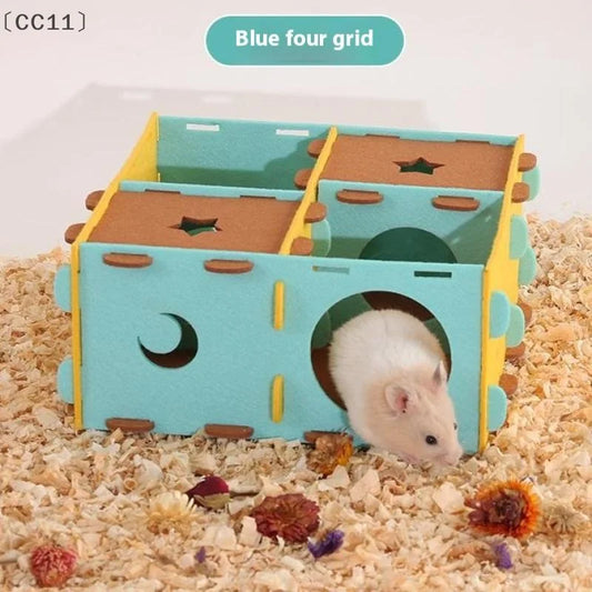 〔CC11〕Removable Felt Maze Hide Nest Hamster - MyPetDollar.com