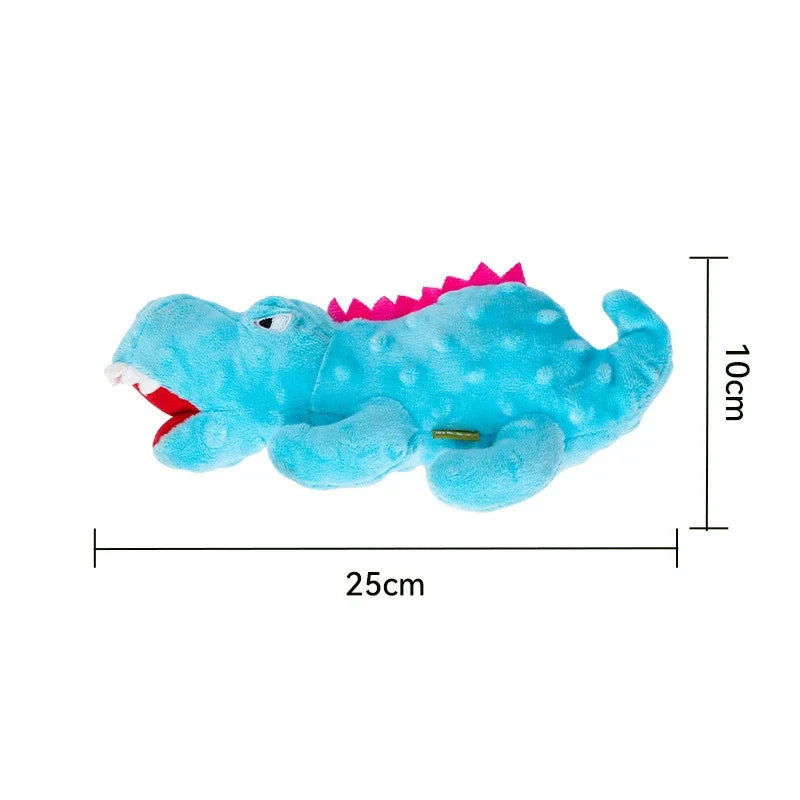 Durable Dinosaur Series Pet Squeaky Plush Toy