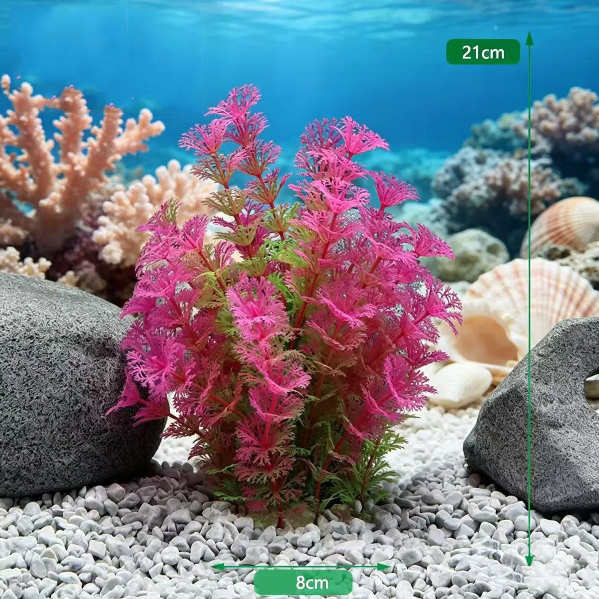 Plastic Artificial Aquarium PVC Plants - MyPetDollar.com