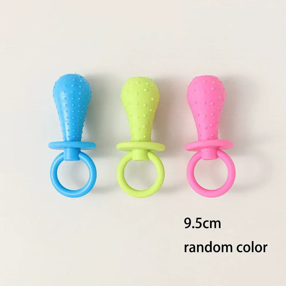 Bone Shape Soft Rubber Pet Chew Toy Bite - MyPetDollar.com