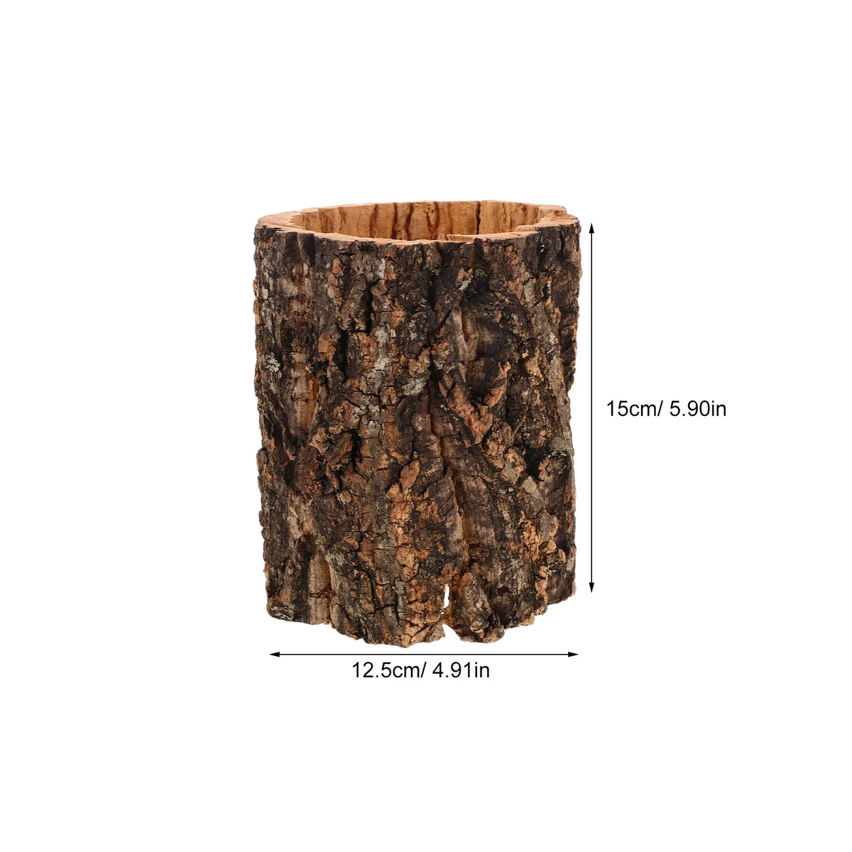 Reptile Hide Cave Natural Tree Bark Texture Lizard Turtle – 2 Colors