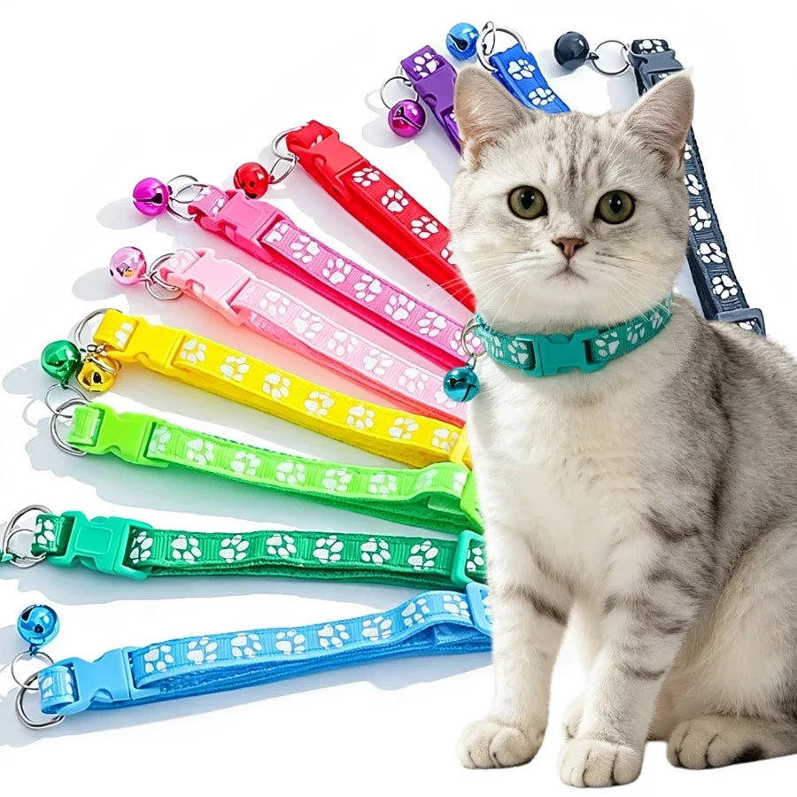 Adjustable Footprint Pet Collar Cute Soft - MyPetDollar.com