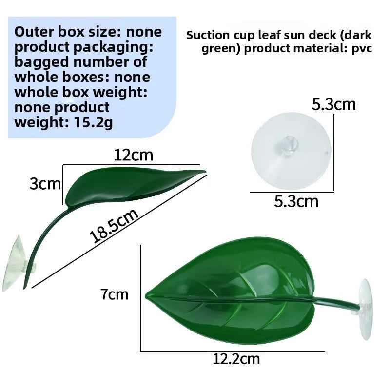 Reptile Leaf Bedding – Mini Suction Cup – 6 Colors