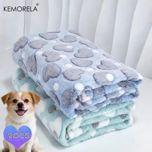 KEMORELA 2PCS Pet Warming Blankets Fluffy - MyPetDollar.com