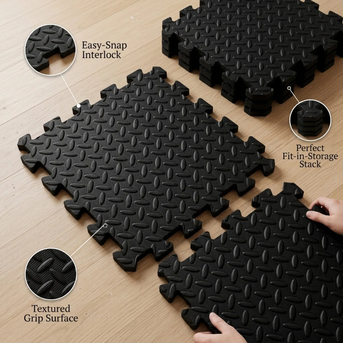Pet Play Puzzle Mat EVA Foam Floor Tile - MyPetDollar.com