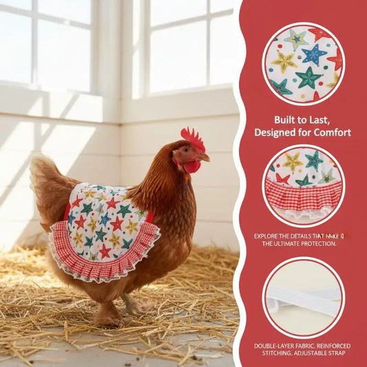 1PCS Cloth Chicken Saddle Apron Adjustable - MyPetDollar.com