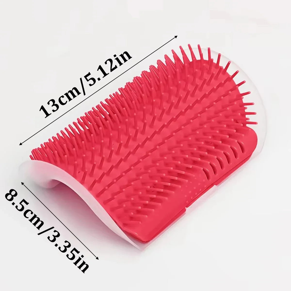 Pet Mair Remover Groomer Cat Toy with Catnip Wall Brush