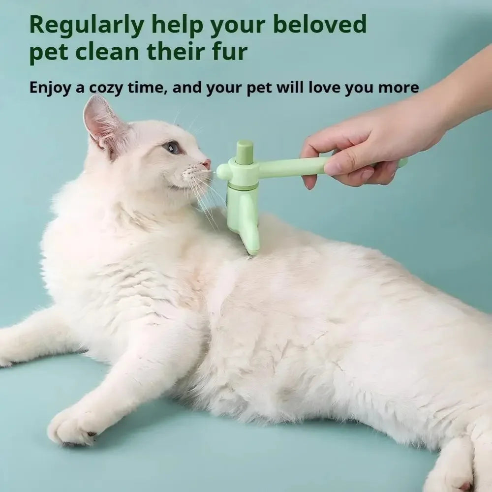 Rotating Pet Comb Self Cleaning Slicker - MyPetDollar.com