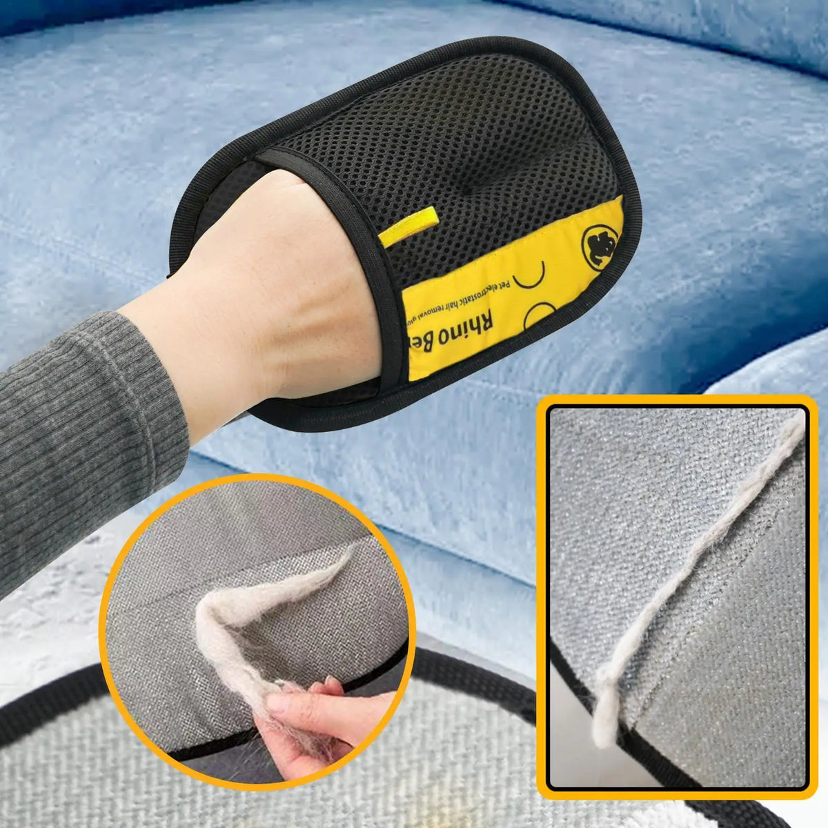 2PCS Double Sided Cat Grooming Gloves Pet - MyPetDollar.com