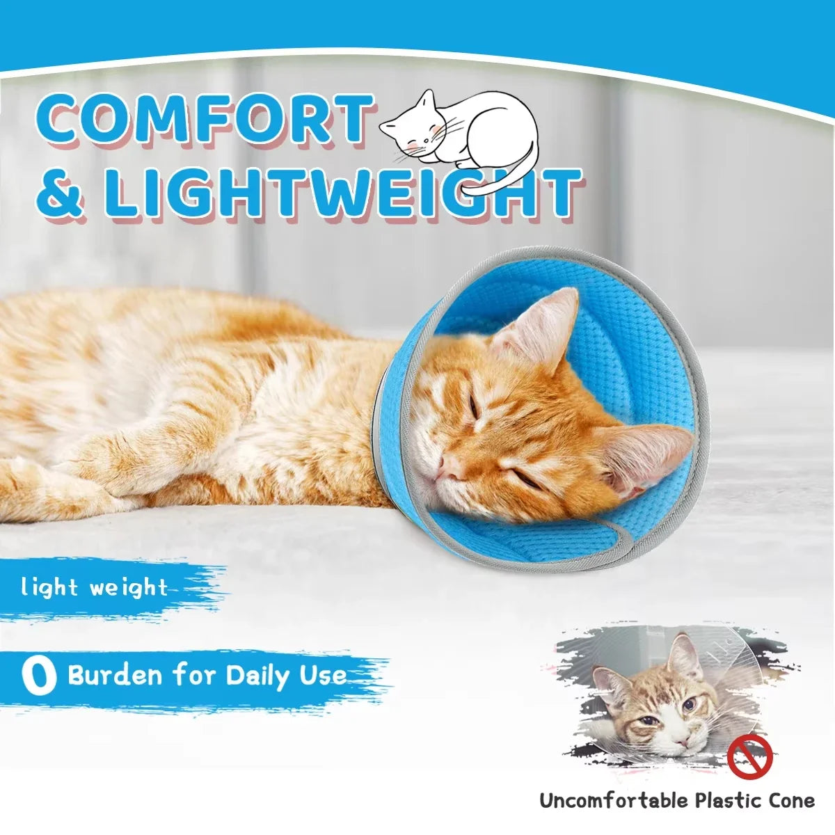1PC Cartoon Pet Tapered Collar with - MyPetDollar.com