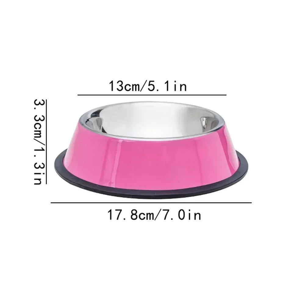 Custom Name Dog & Cat Stainless Steel Pet - MyPetDollar.com