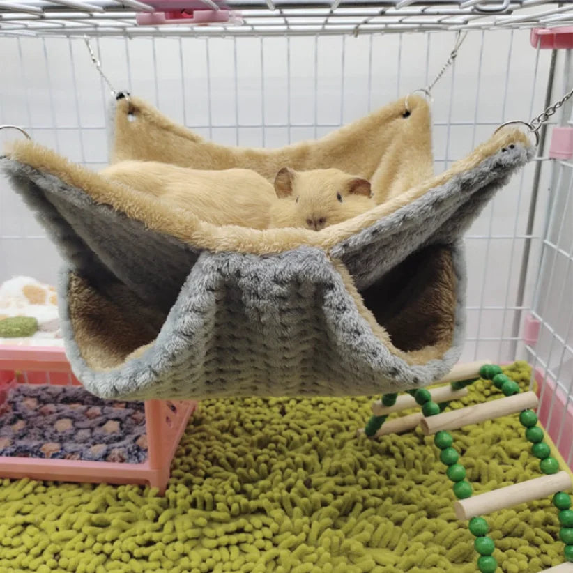 Solid Color Winter Pet Hammock Double Layer - MyPetDollar.com