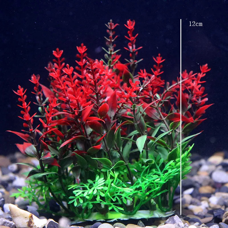 Artificial Water Plant Flower Set Sight of World Garden Lotus for Aquariums