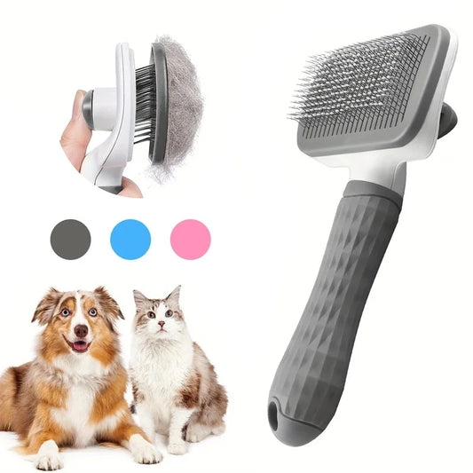 Self-cleaning Pet Hair Remove Comb Cat - MyPetDollar.com