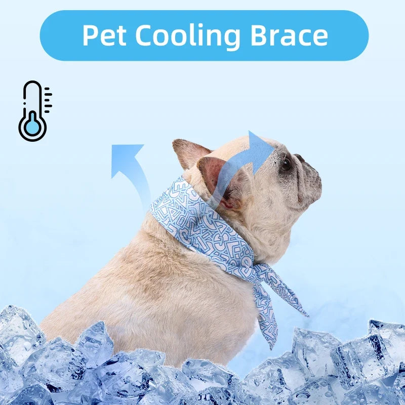 Pet Cooling Gel Neck Band Ice Collar for - MyPetDollar.com