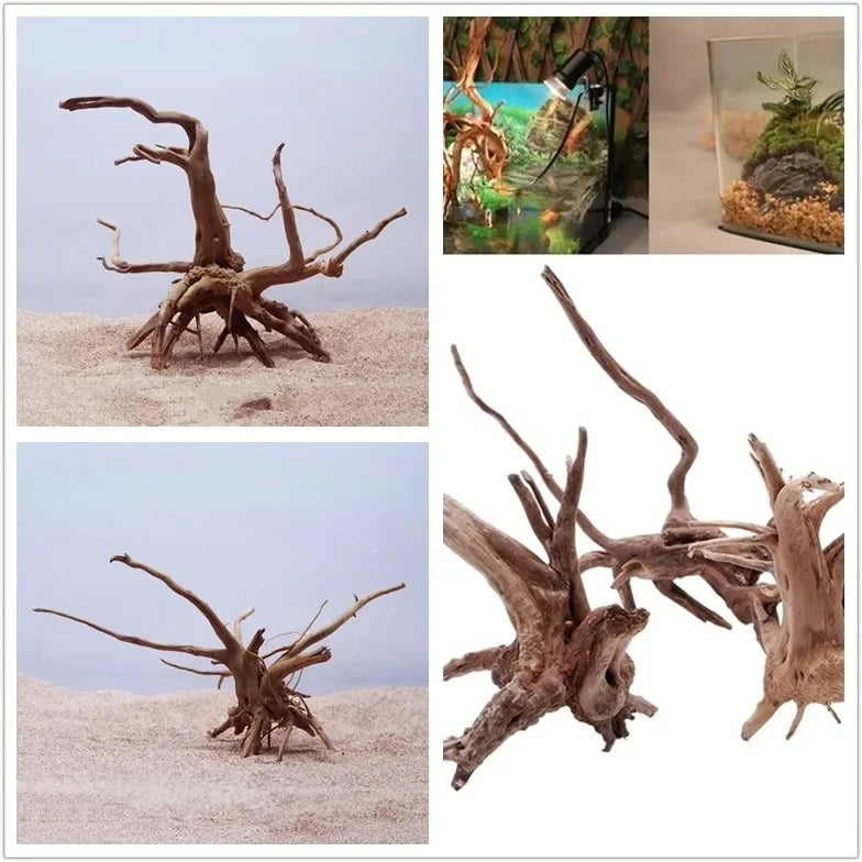 Wood Natural Tree Trunk Driftwood Aquarium Fish Tank