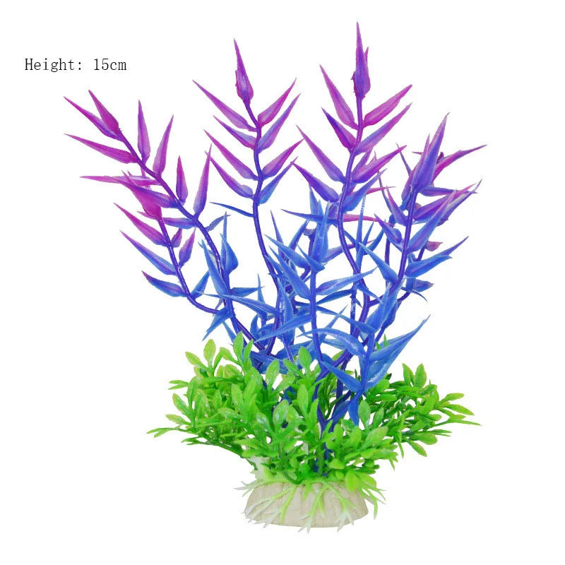 Artificial Aquarium Decor Plants Water Weeds - MyPetDollar.com