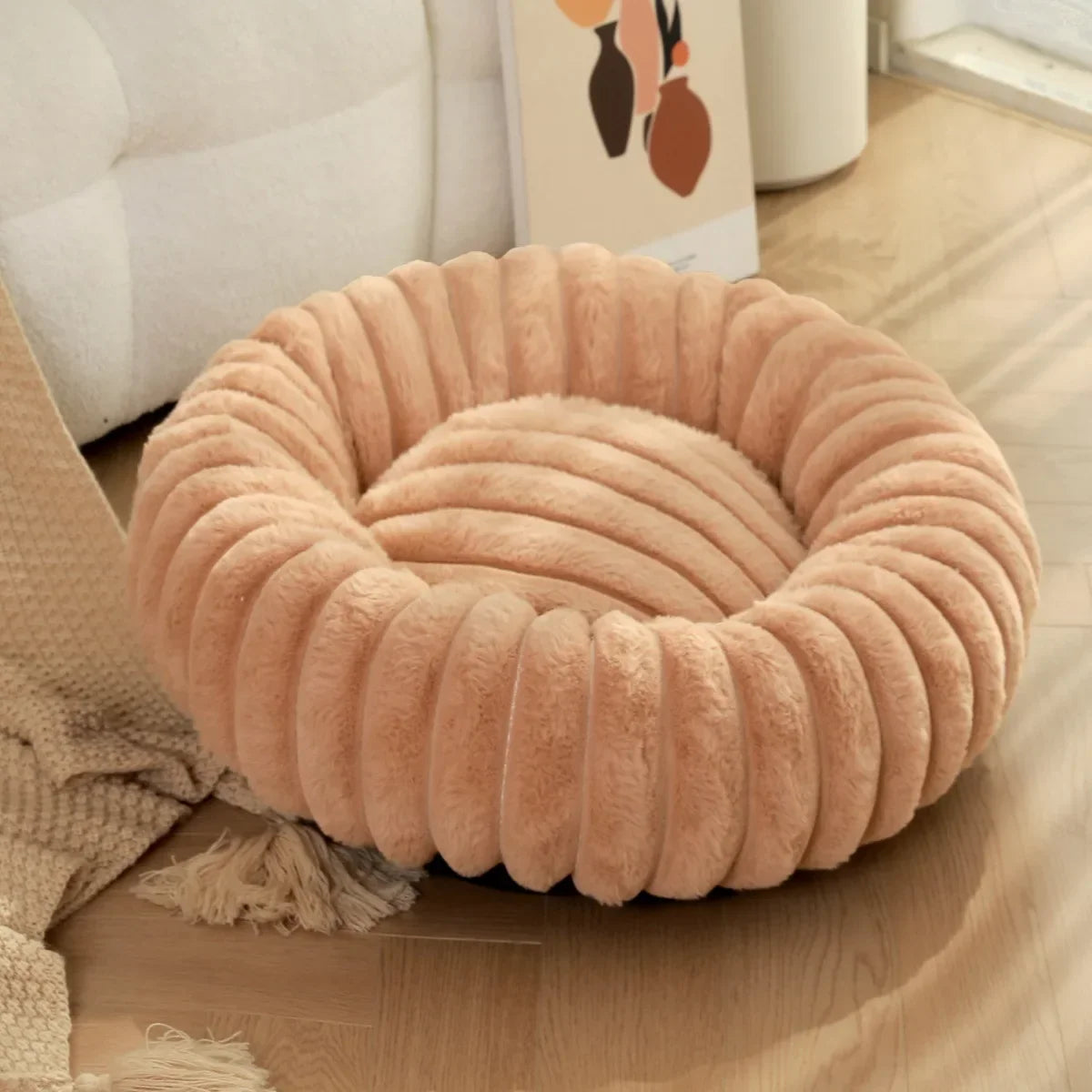 Round Bed for Dog Bed Mats Super Soft Cat - MyPetDollar.com