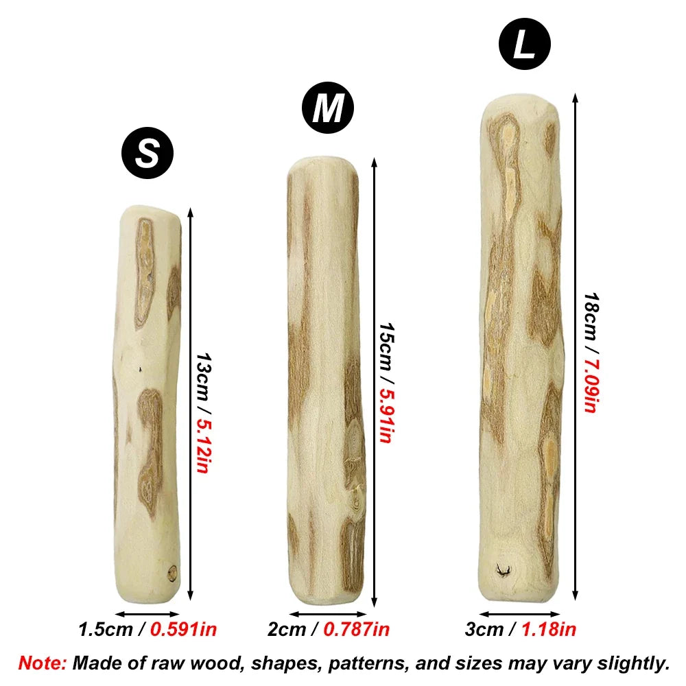 1 PC Natural Coffee Wood Dog Chew Stick - MyPetDollar.com
