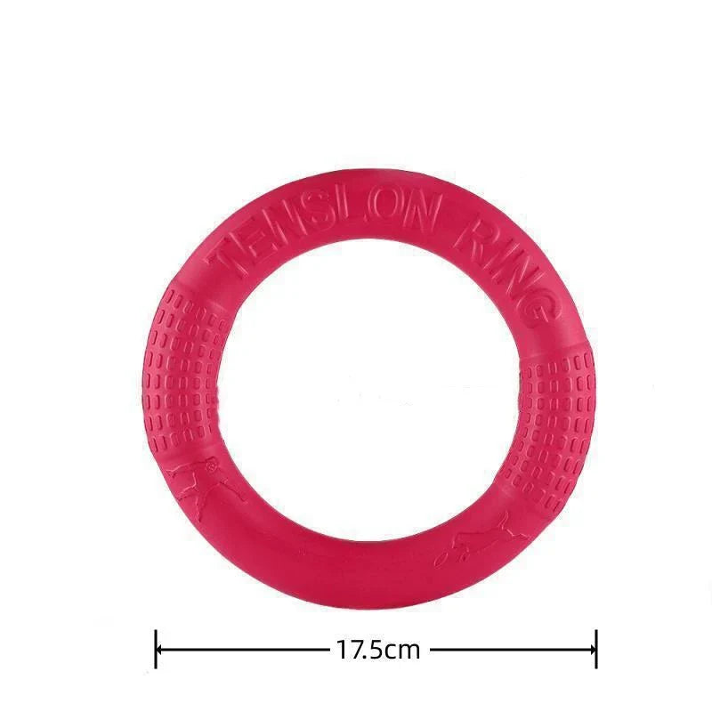 Orange Dog Toys Pet Flying Disk Training Ring – Dog Supplies