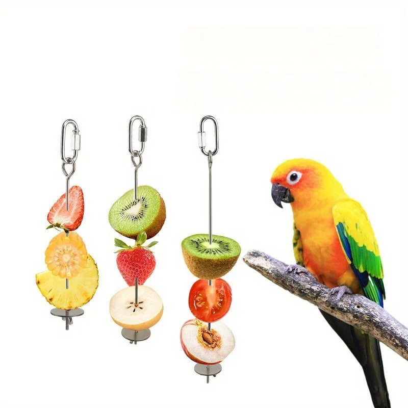 Stainless Steel Parrot Feeder for Hanging - MyPetDollar.com