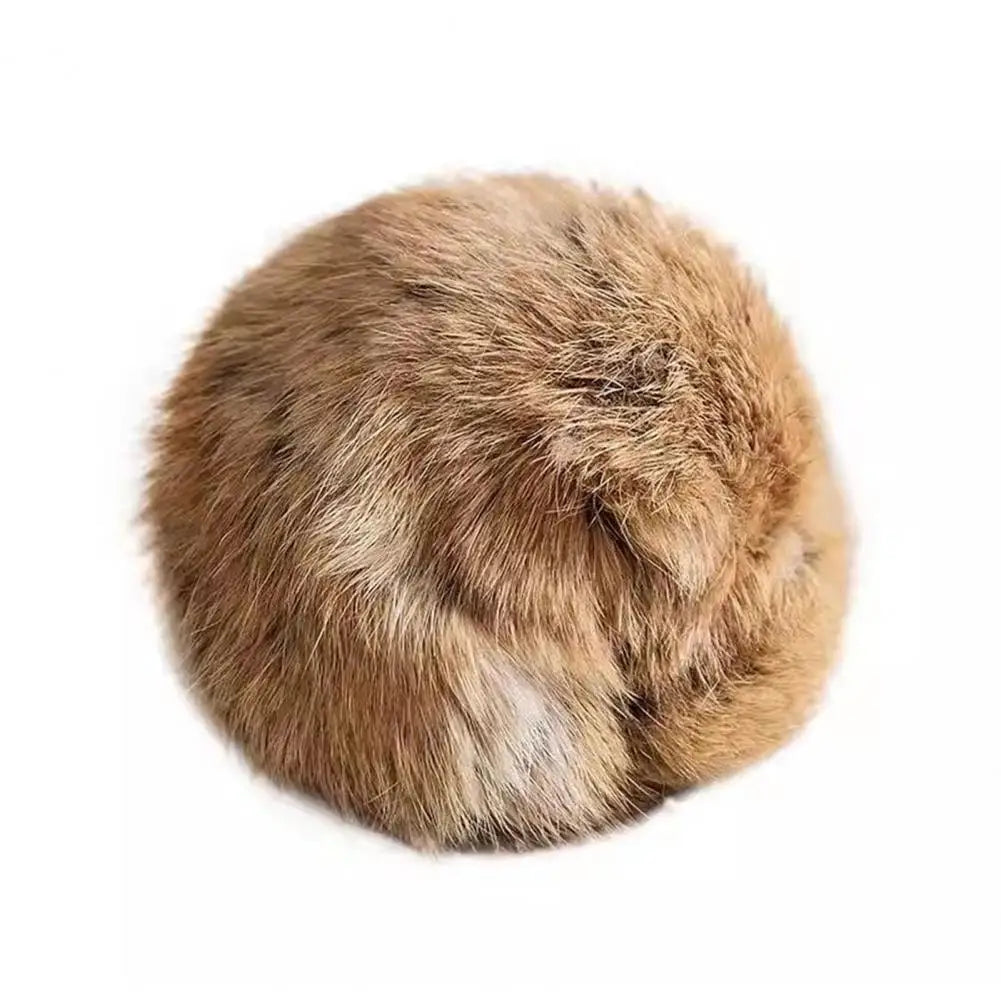 Cat Toy Ball Bunny Kick Cat Toy Furry Ball - MyPetDollar.com
