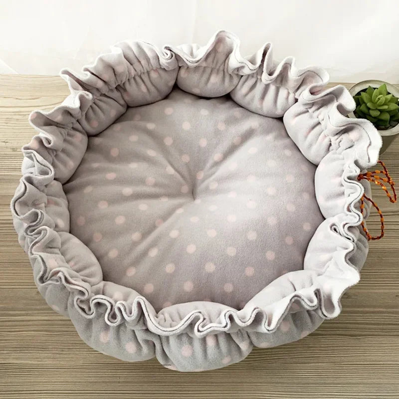 Soft Cat Bed Fluffy Adjustable Cat Cushion - MyPetDollar.com