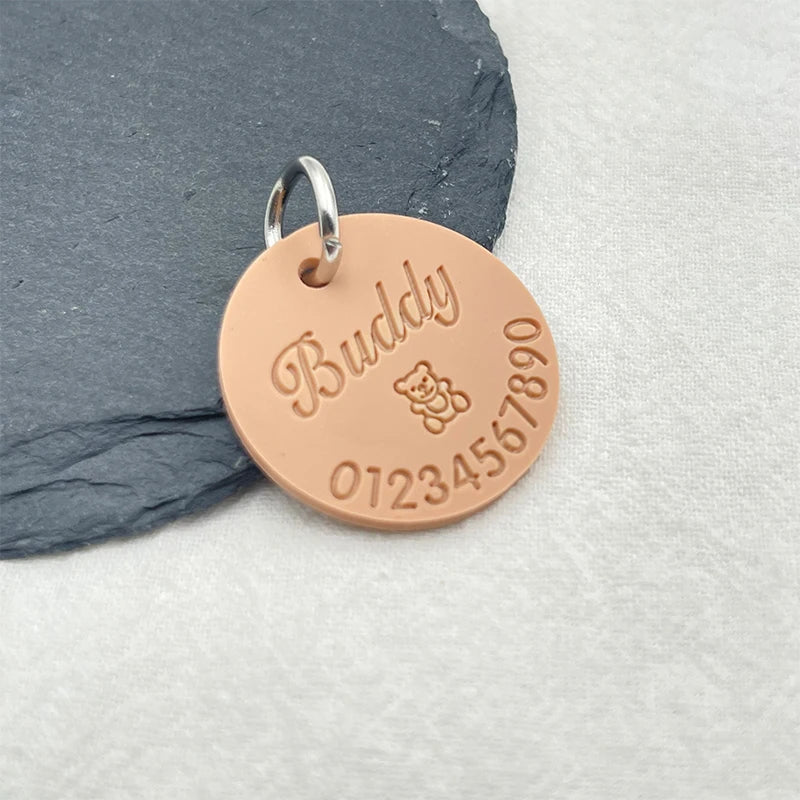 New Customized Silicone Pet Anti-lost ID Tag - MyPetDollar.com