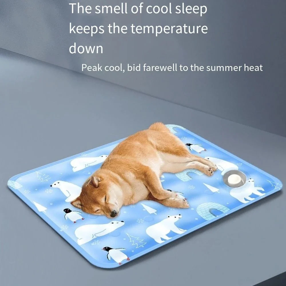 Floor Mat Cool Pet Cooling Mat Ice Gel Self - MyPetDollar.com