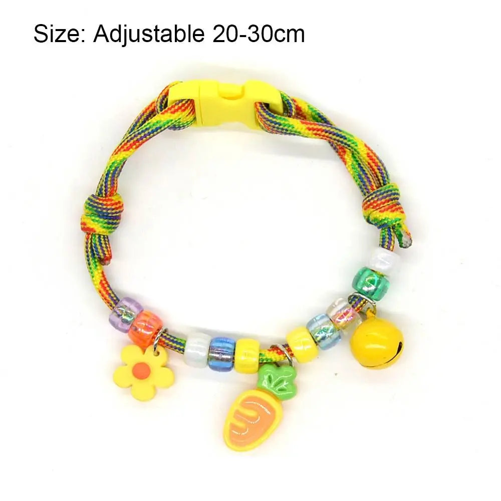 Cute Colorful Pet Necklace Braided - MyPetDollar.com