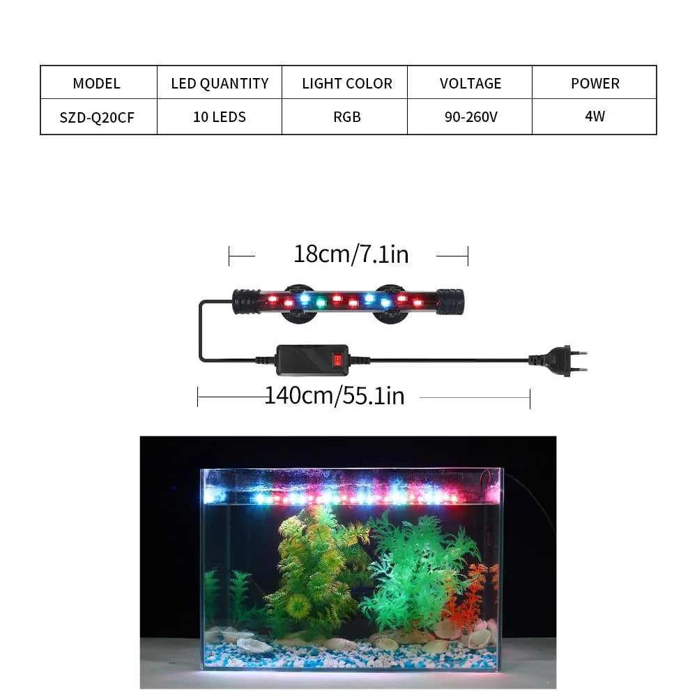90-260V Aquarium Light LED Waterproof Fish - MyPetDollar.com