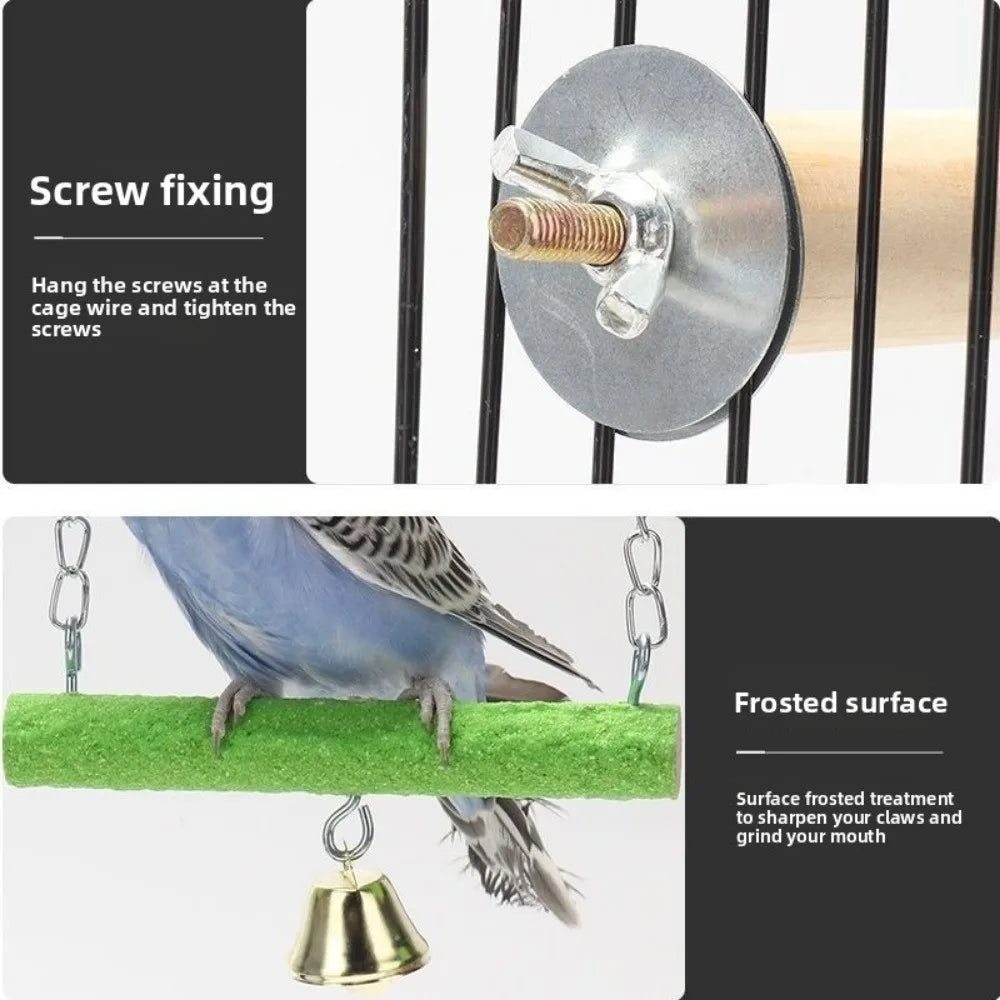 New Wood Parrot Suspension Bridge Toys - MyPetDollar.com
