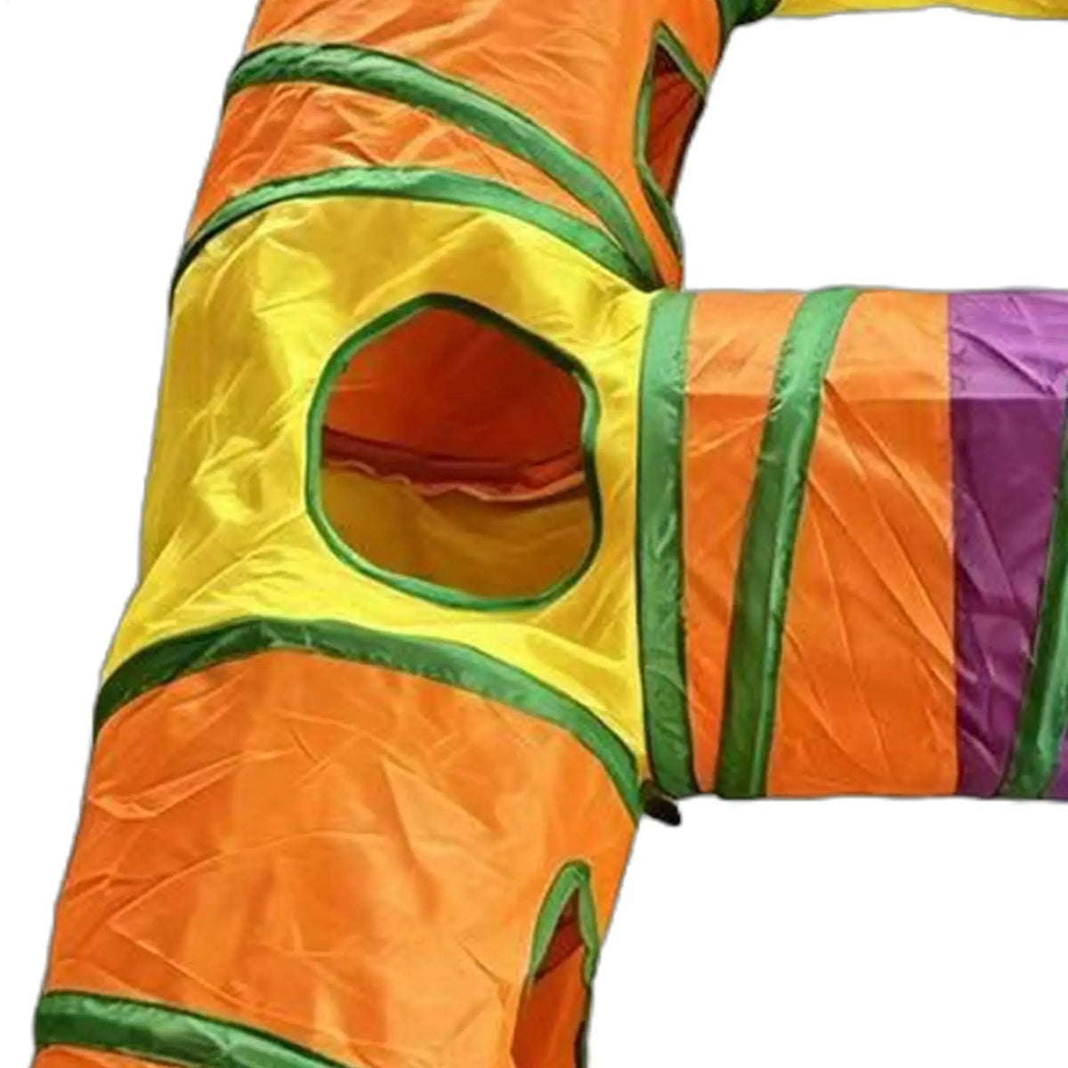 Pet Tunnel Foldable Washable Rainbow - MyPetDollar.com