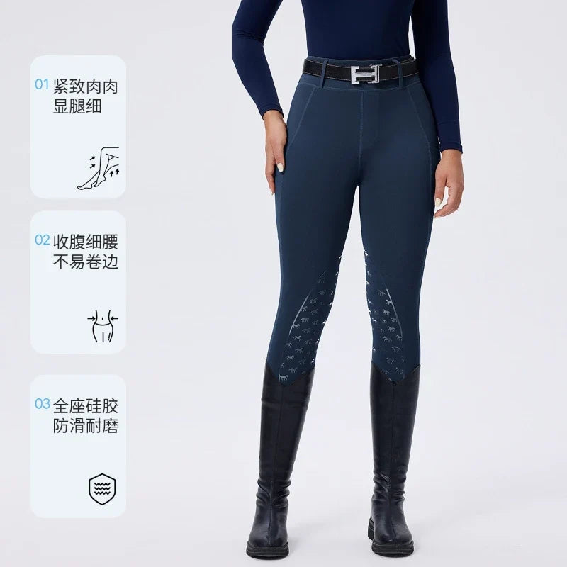 Women Non-slip Horse Riding Pants Knee Patch - MyPetDollar.com