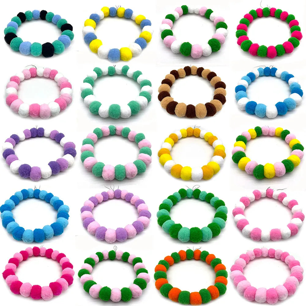 30pcs Pet Dog Rainbow Style Hair Ball - MyPetDollar.com