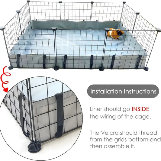 Portable Waterproof Guinea Pig Cage Bottom - MyPetDollar.com