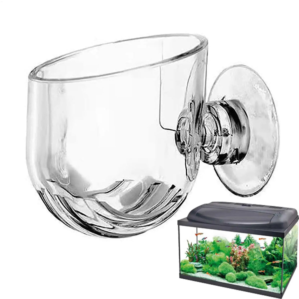 Acrylic Aquatic Plant Cup Aquarium Fish Tank - MyPetDollar.com
