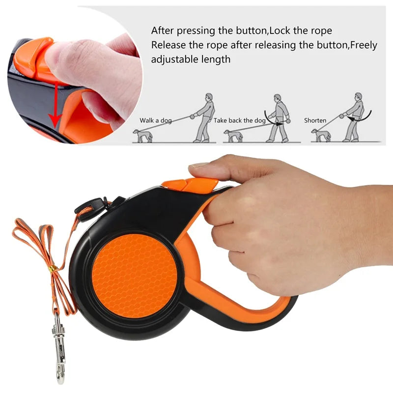 8M Dog Leash Automatic Retractable Outdoor - MyPetDollar.com