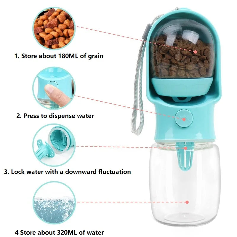 320/500ML Portable Dog Cat Water Bottle for - MyPetDollar.com