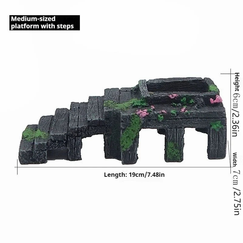 Turtle Platform Rectangular Aquarium Fish - MyPetDollar.com
