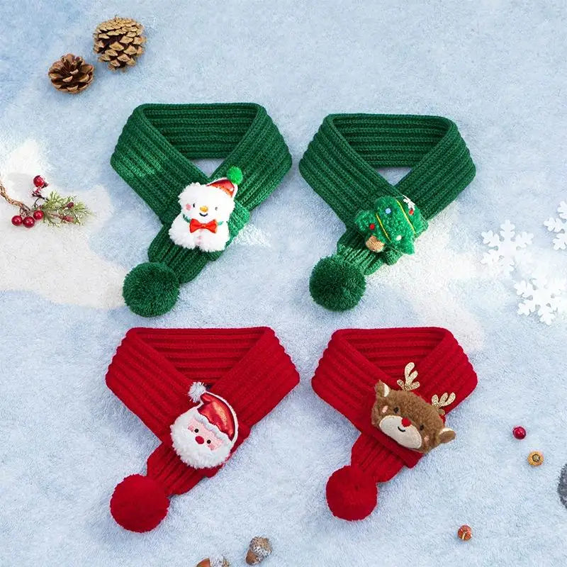 Knitted Pet Scarf Christmas Holiday Dog - MyPetDollar.com