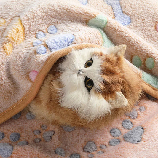 Winter Velvet Pet Sleeping Warm Blanket with - MyPetDollar.com